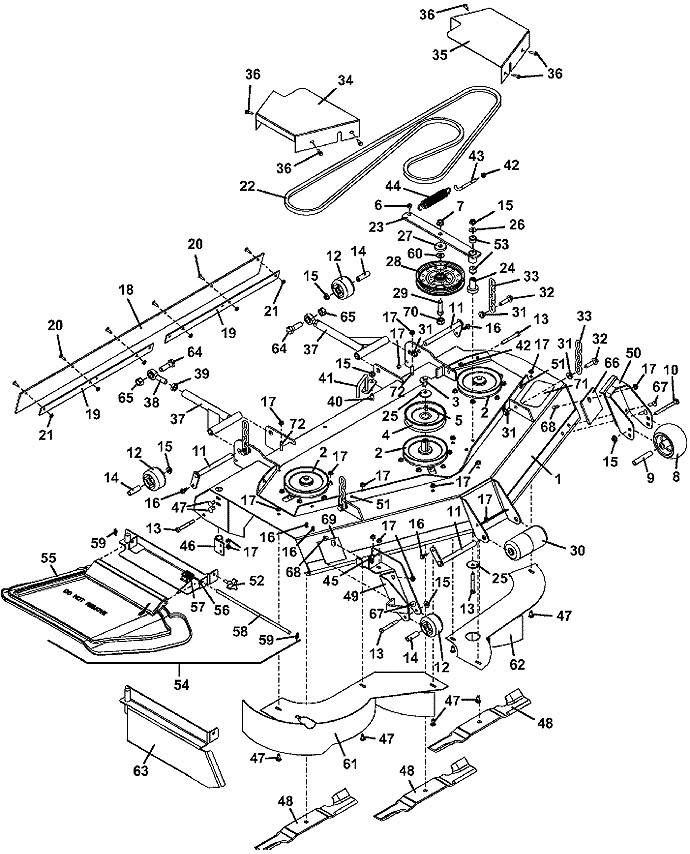 321D 3-cylinder Kubota Diesel Mower | grasshoppermowersguide