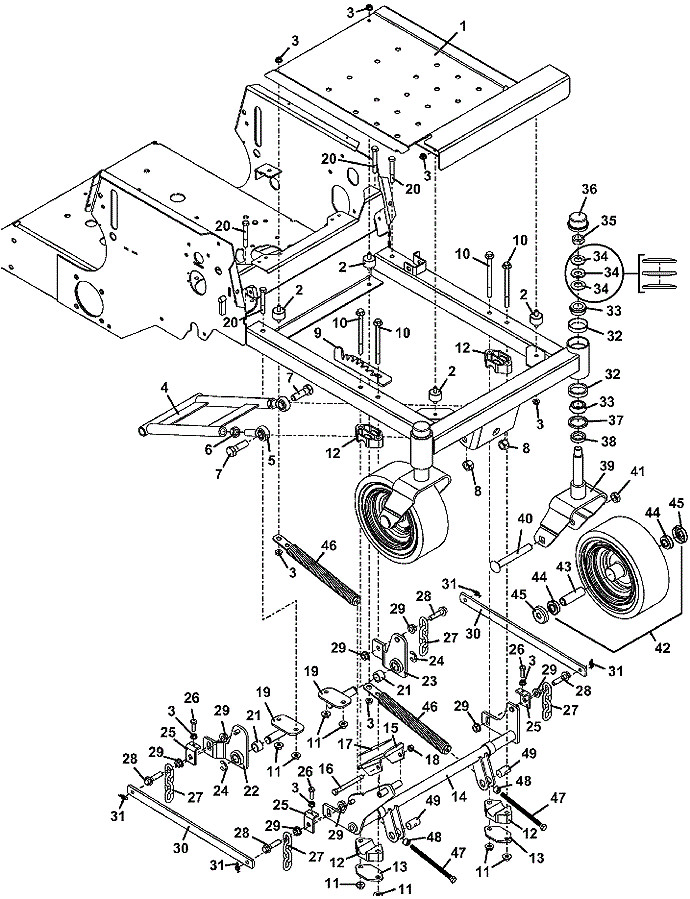 120 Briggs & Stratton 20 hp Vertical Shaft Engine Mower ...