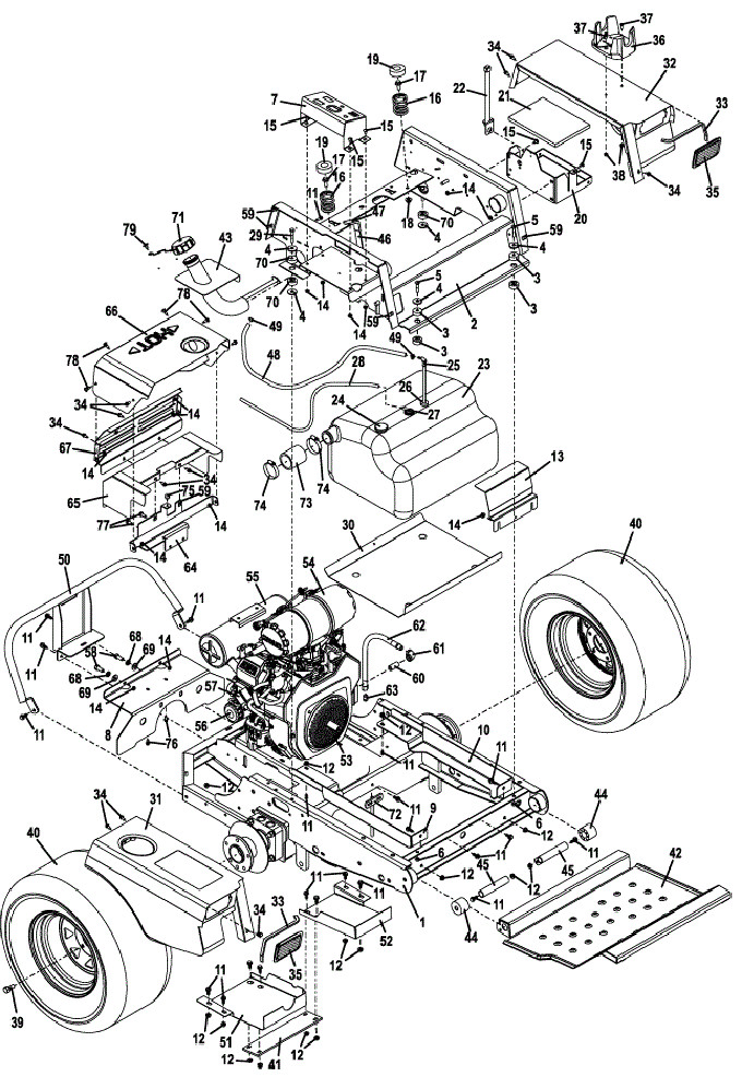 327EFI 27HP Kohler Electronic Fuel Injection Mower | grasshoppermowersguide