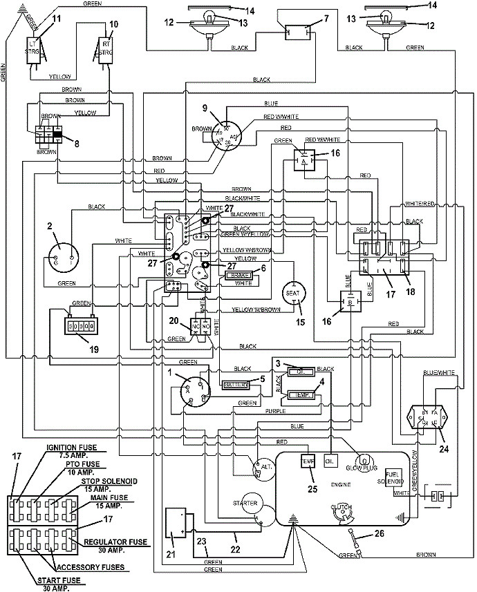 kubota g1800 wiring diagram